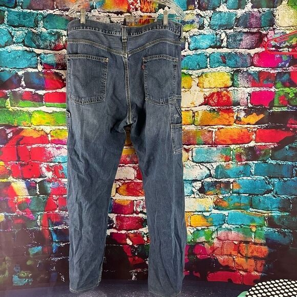 Levi's Jeans  Carpenter Loose Straight Grunge Workwear Denim 34 x 31 - Picture 5 of 8